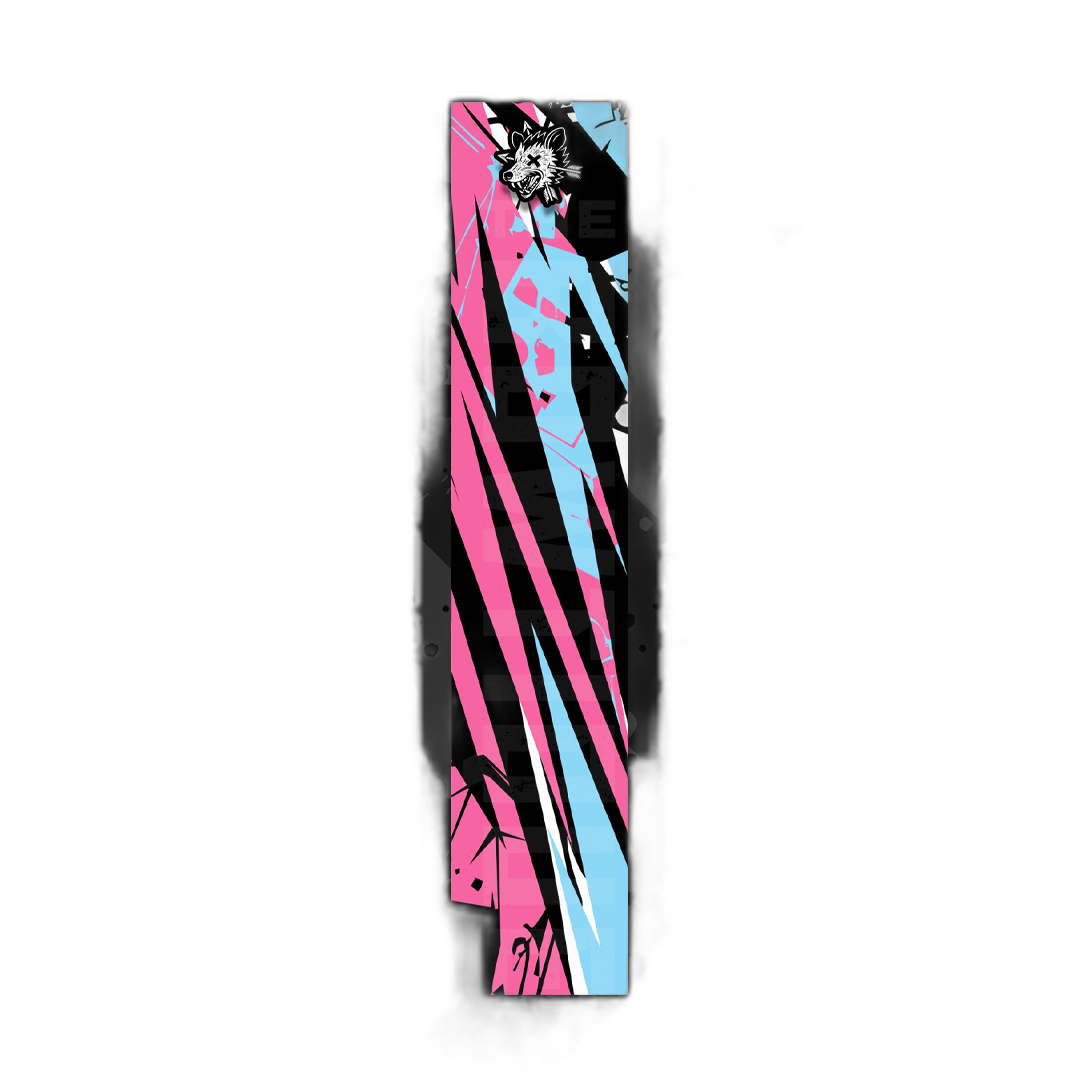 Comic Pop Arrow Wrap, featuring vibrant comic book style graphics and branding. | titlex-cutout