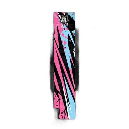 Comic Pop Arrow Wrap, featuring vibrant comic book style graphics and branding. | titlex-cutout