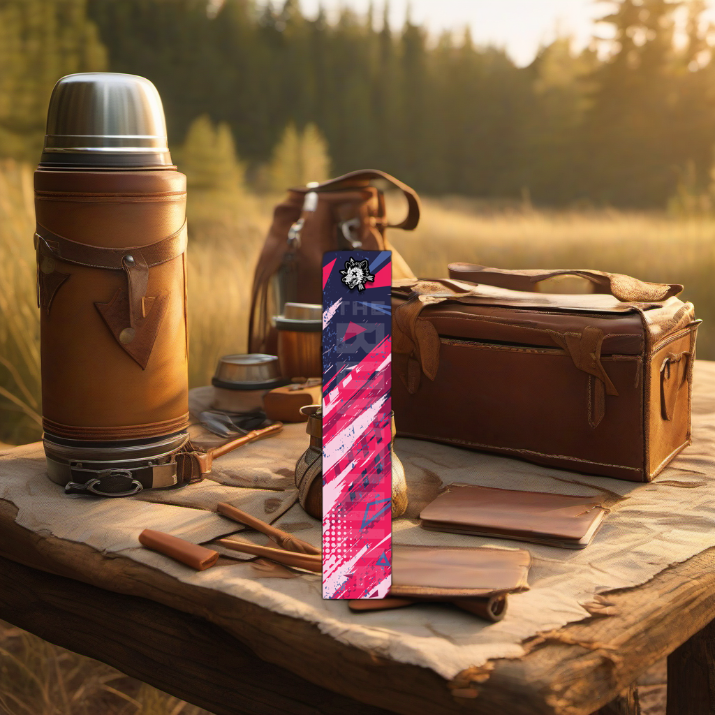 Comic Pop Arrow Wrap on rustic table at golden hour, perfect Father's Day gift setting. | titlex-scene-fathers-day