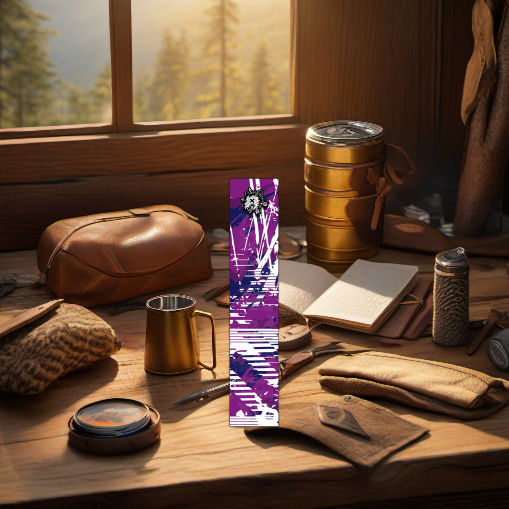 Comic Pop Arrow Wrap on rustic table at golden hour, perfect Father's Day gift setting. | titlex-scene-fathers-day