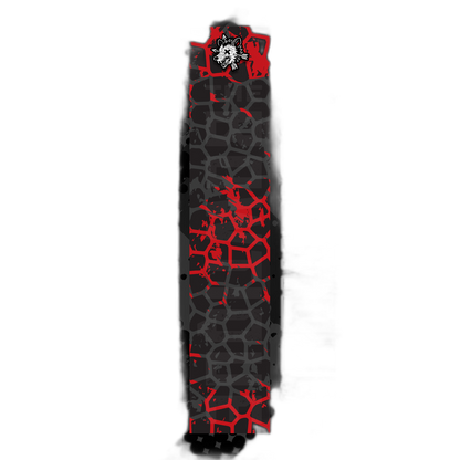 Comic Pop Arrow Wrap: Bright red and yellow, featuring comic book style artwork. | titlex-cutout