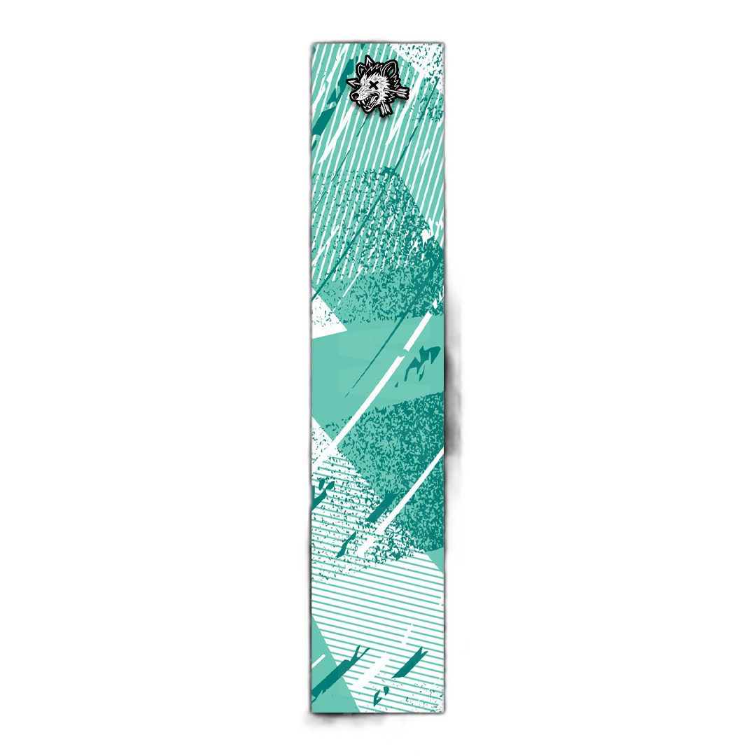 Comic Pop Arrow Wrap: Bright yellow, red, and blue comic-style arrow design. | titlex-cutout
