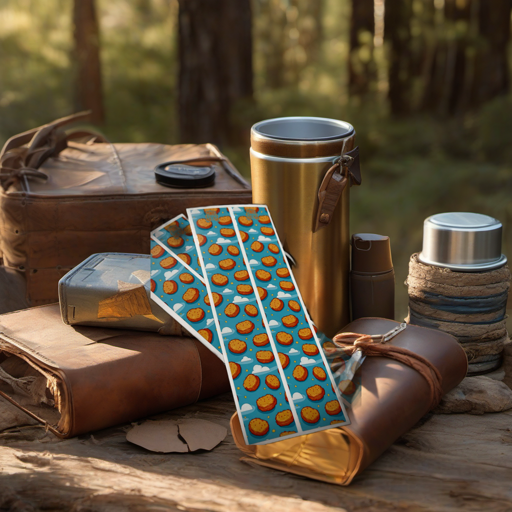 NUGS not DRUGS wraps on rustic wood at golden hour camp, perfect Father's Day gift. | titlex-scene-fathers-day