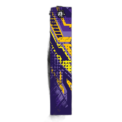 Comic Pop Arrow Wrap: Bright red and yellow comic-style arrow design. | titlex-cutout