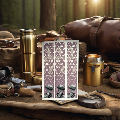 Censor Arrow Wraps on rustic wood at golden hour camp, perfect Father's Day gift. | titlex-scene-fathers-day