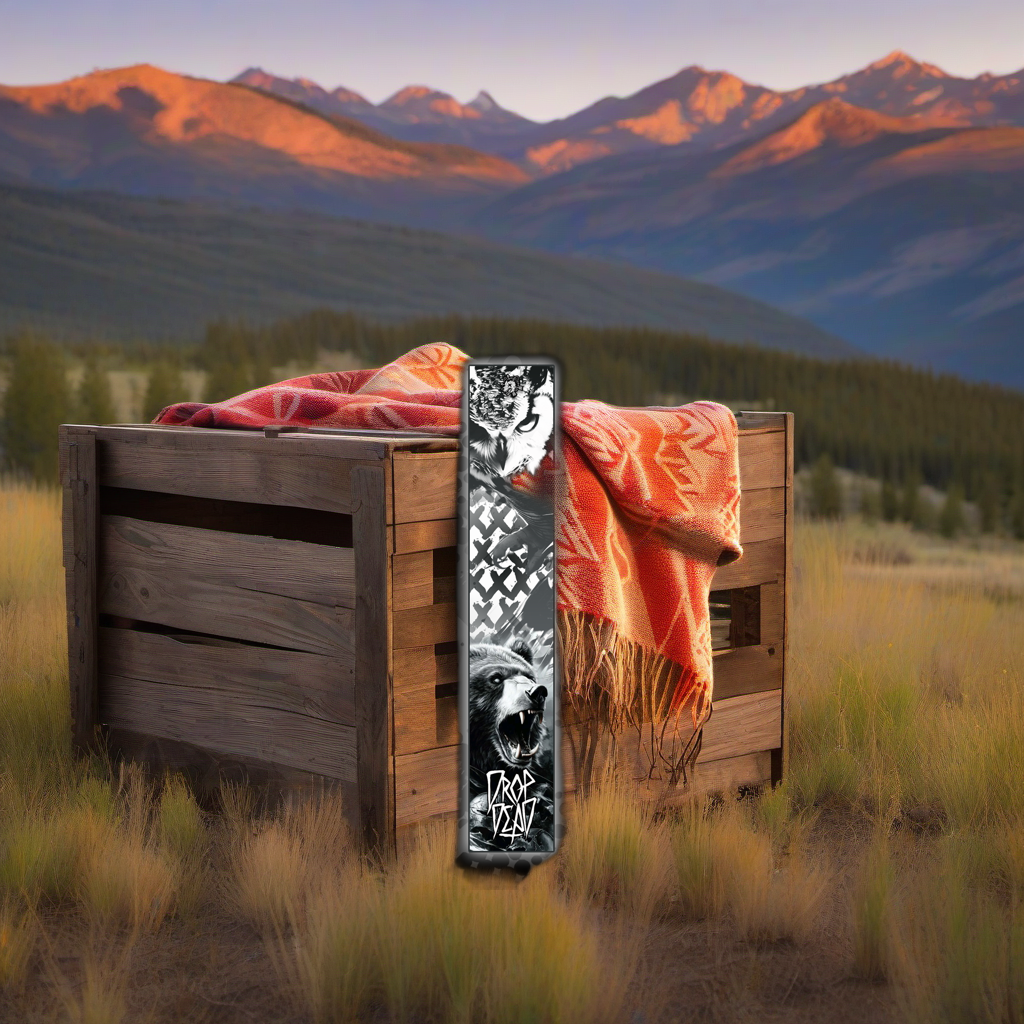Arrow wraps on weathered wood in a golden aspen-lit mountain scene. | titlex-scene-western-elk