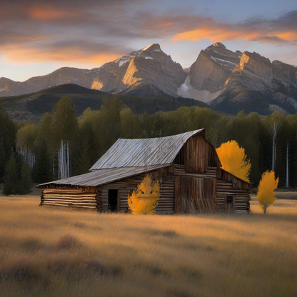 ODYZ arrow wraps on weathered wood, set against golden aspens and sunset mountains. | titlex-scene-western-elk