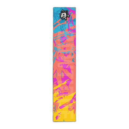 Comic Pop Arrow Wrap: Bright yellow and red comic-style arrow design. | titlex-cutout