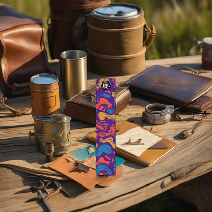 Comic Pop Arrow Wrap on rustic table at golden hour, perfect Father's Day gift setting. | titlex-scene-fathers-day