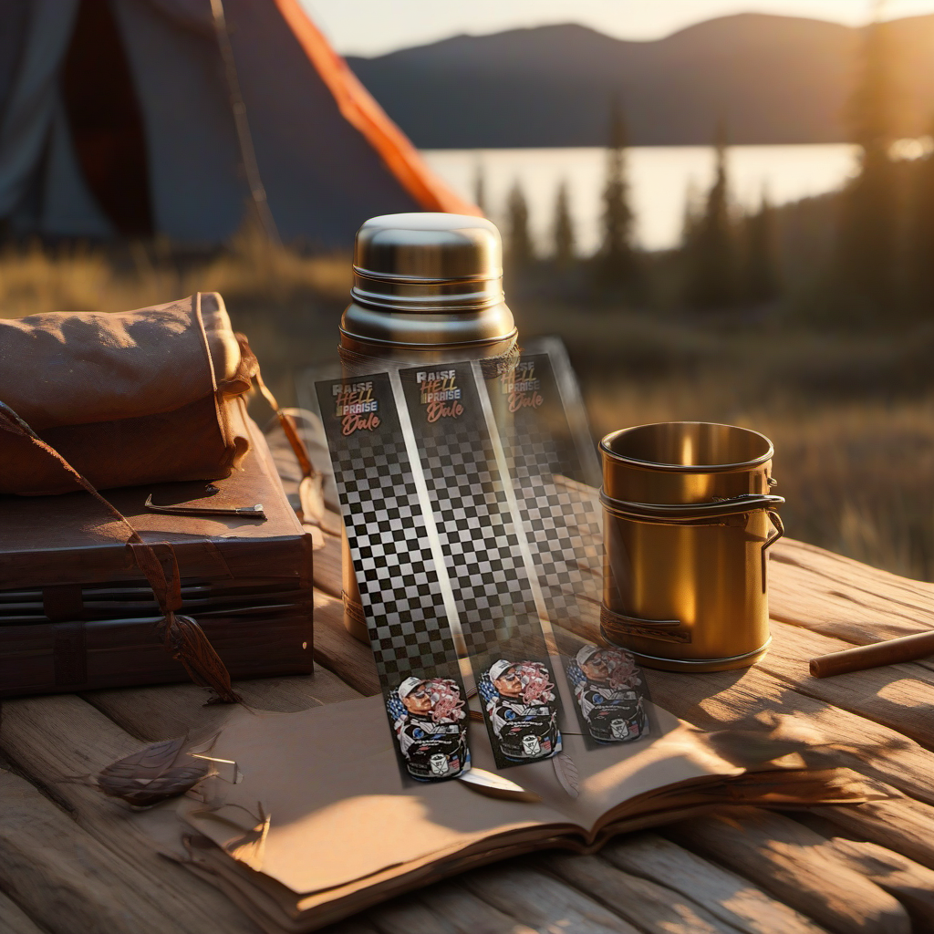 Raise Hell Arrow Wraps on a rustic table at golden hour, perfect Father's Day gift scene. | titlex-scene-fathers-day