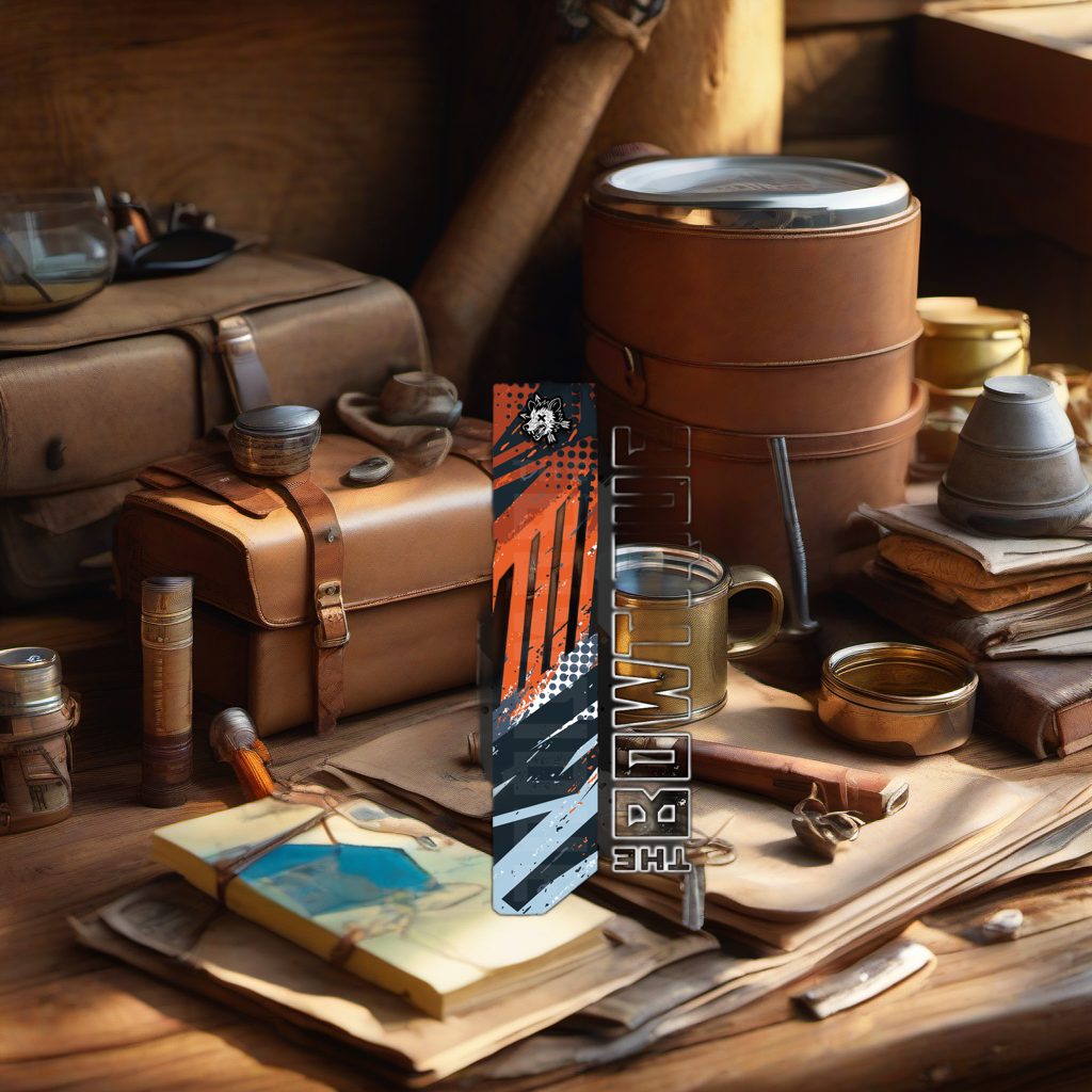 Comic Pop Arrow Wrap on rustic wood at golden hour, perfect Father's Day gift setting. | titlex-scene-fathers-day