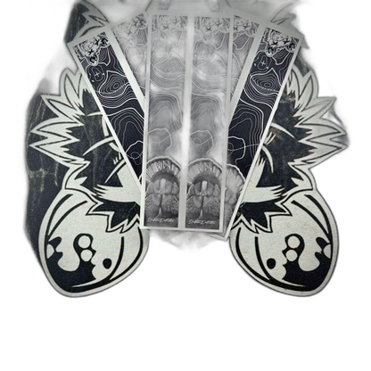 Dattilio x Bowtique Arrow Wraps. Features black, white, and gold accents with collaborative branding. | titlex-cutout