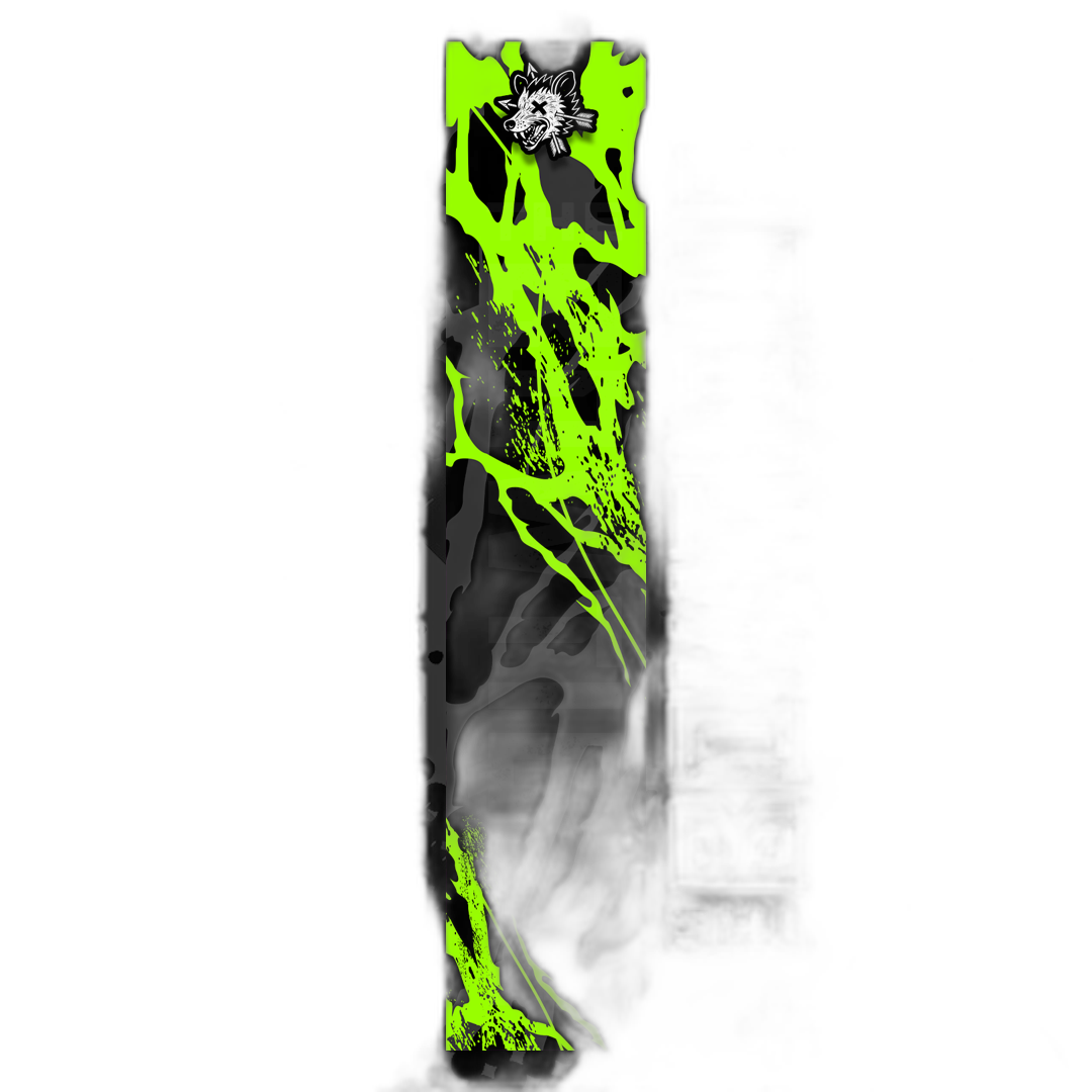 Comic Pop Arrow Wrap - 3: Brightly colored comic book style arrow wraps. | titlex-cutout