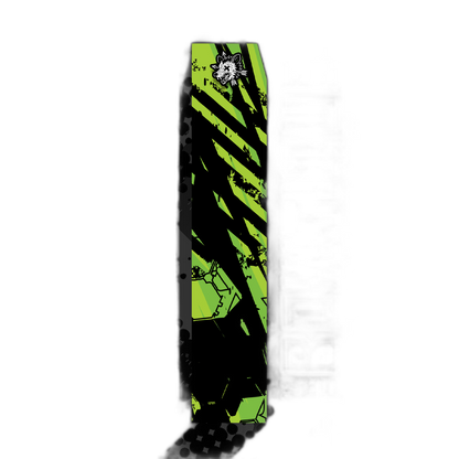 Comic Pop Arrow Wrap: Bright, colorful arrow design with bold comic book style graphics. | titlex-cutout
