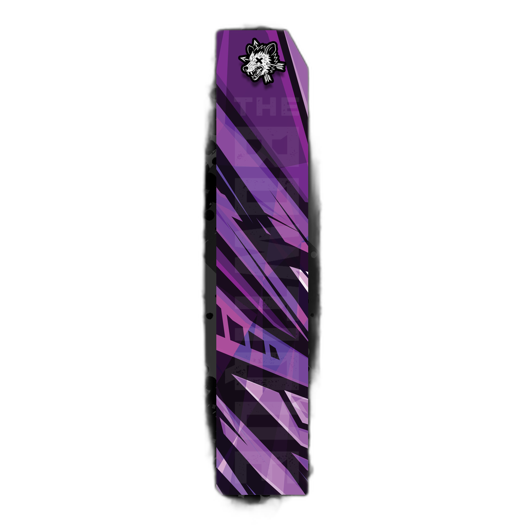 Comic Pop Arrow Wrap: Bright, multi-colored, comic-style arrow design. | titlex-cutout