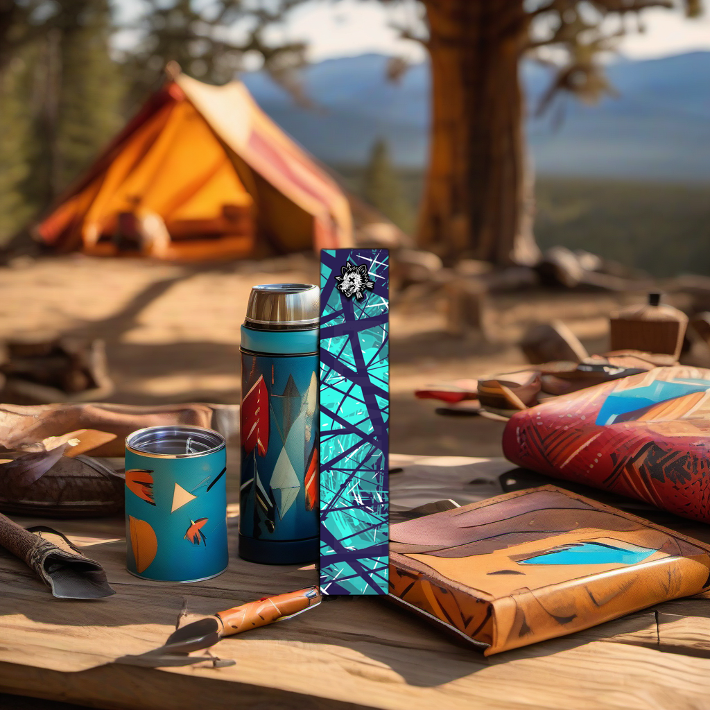 Comic Pop Arrow Wrap on rustic table at golden hour, perfect Father's Day gift scene. | titlex-scene-fathers-day