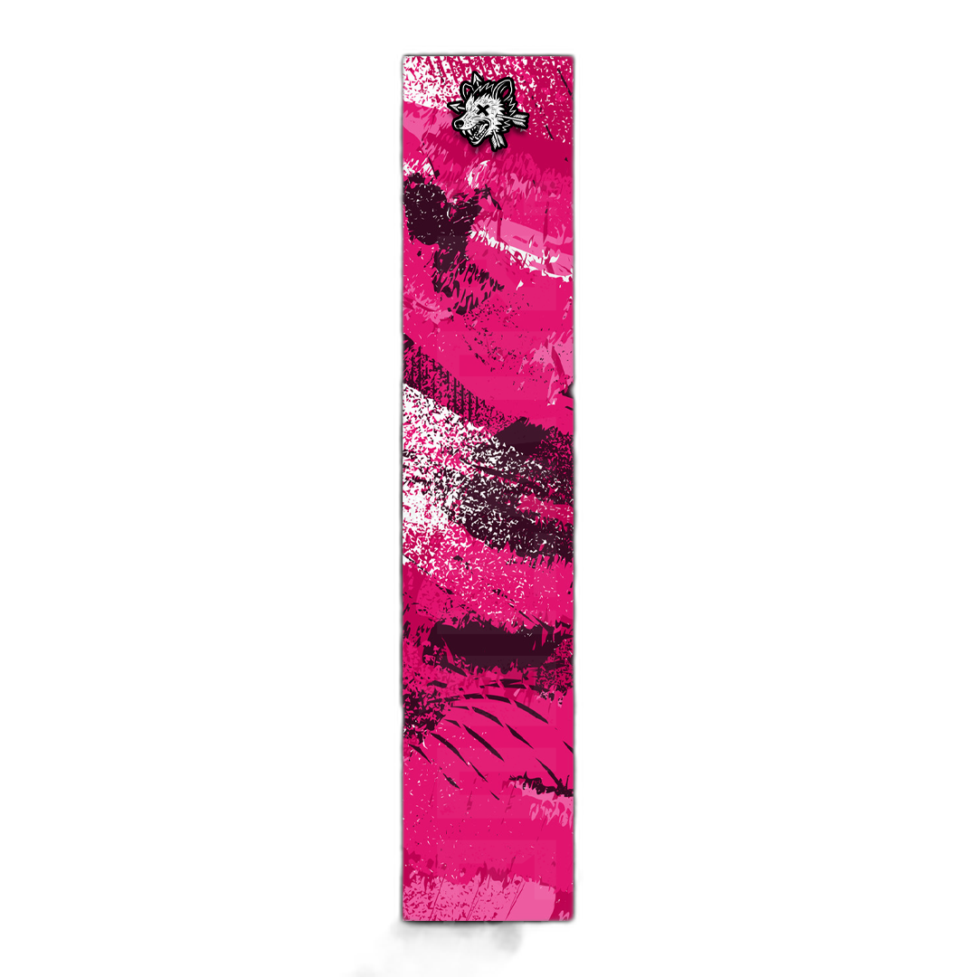 Comic Pop Arrow Wrap: Bright yellow, red, and black comic-style arrow design. | titlex-cutout