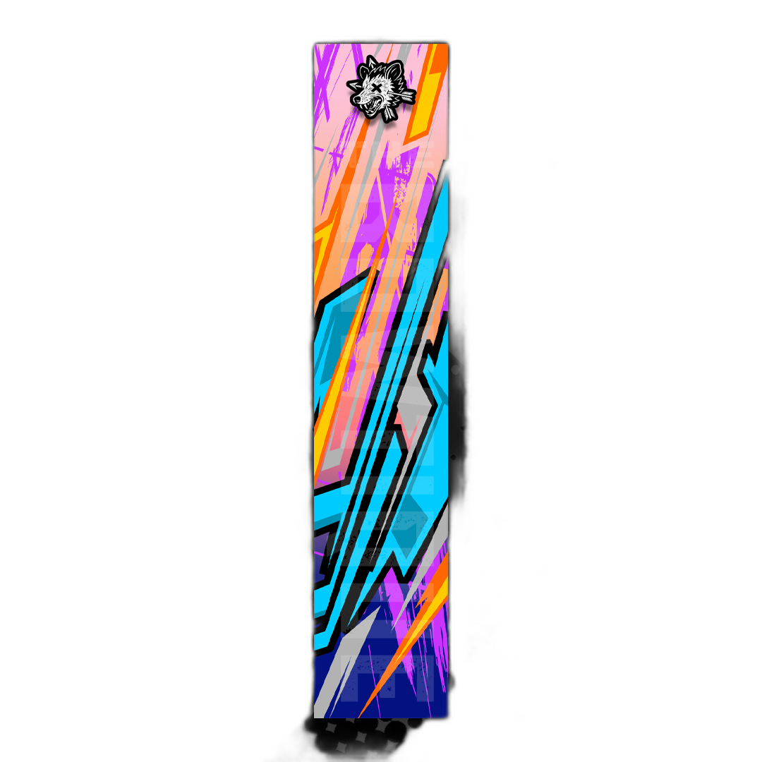 Comic Pop Arrow Wrap, 12-pack. Bright, colorful comic book style packaging. | titlex-cutout