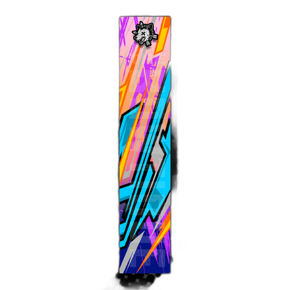 Comic Pop Arrow Wrap, 12-pack. Bright, colorful comic book style packaging. | titlex-cutout
