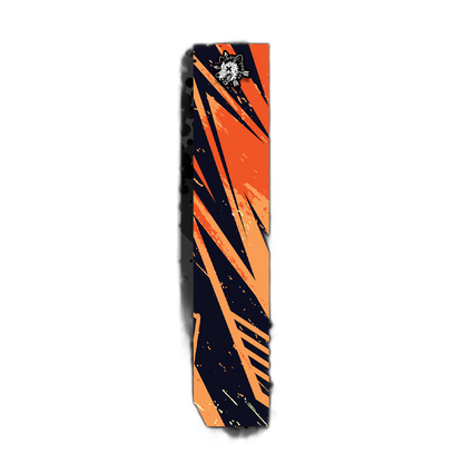 Comic Pop Arrow Wrap: Bright red and yellow comic book style arrow design. | titlex-cutout