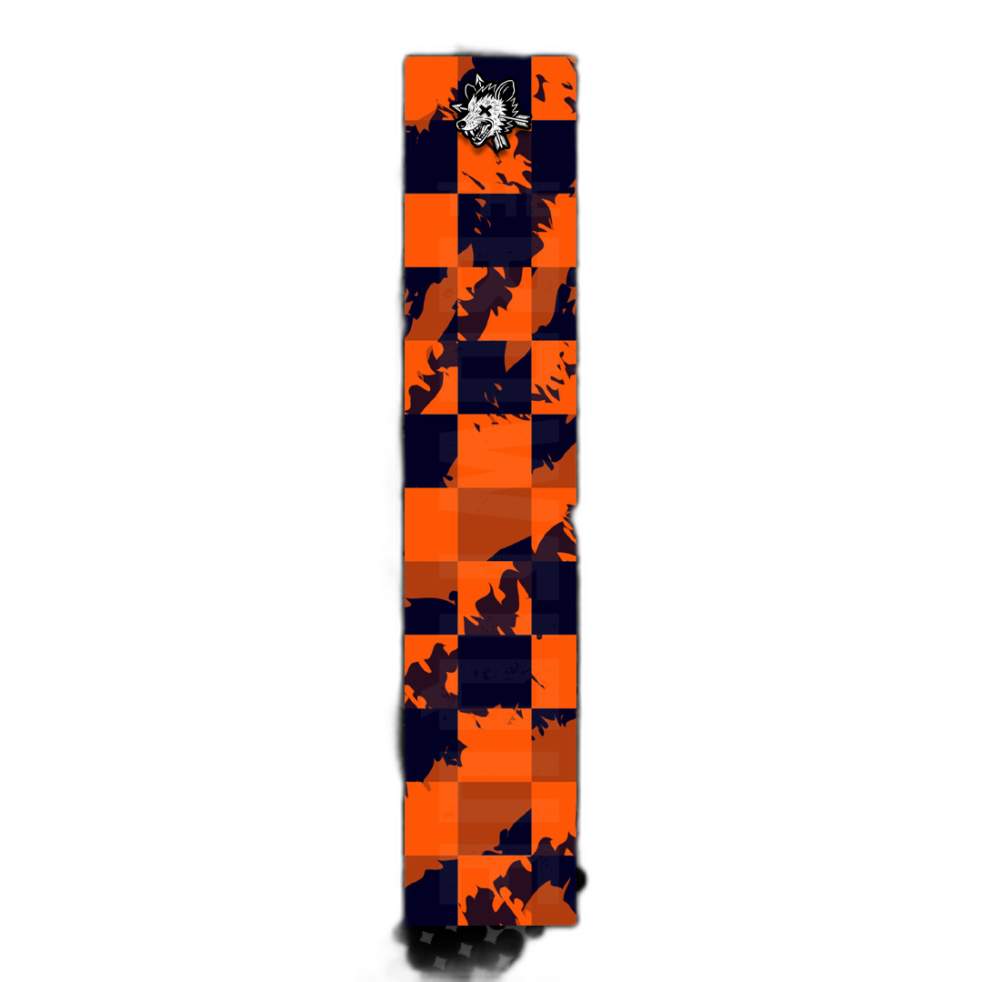 Comic Pop Arrow Wrap: Bright red and yellow comic-style arrow design. | titlex-cutout