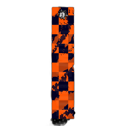 Comic Pop Arrow Wrap: Bright red and yellow comic-style arrow design. | titlex-cutout