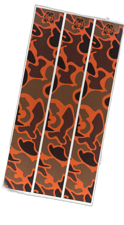 Duck Camo Arrow Wraps, featuring camouflage pattern, for archery arrows. | titlex-cutout