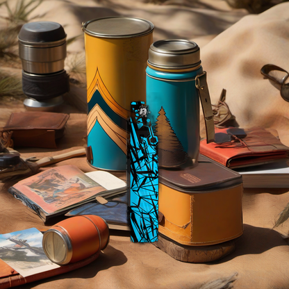 Comic Pop Arrow Wrap on rustic wood at golden hour, perfect Father's Day gift setting. | titlex-scene-fathers-day