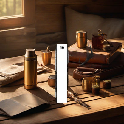 ELKSHAPE wraps on rustic wood at golden hour, styled for a Father's Day gift. | titlex-scene-fathers-day