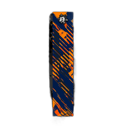 Comic Pop Arrow Wrap: Bright red and yellow comic-style arrow design. | titlex-cutout