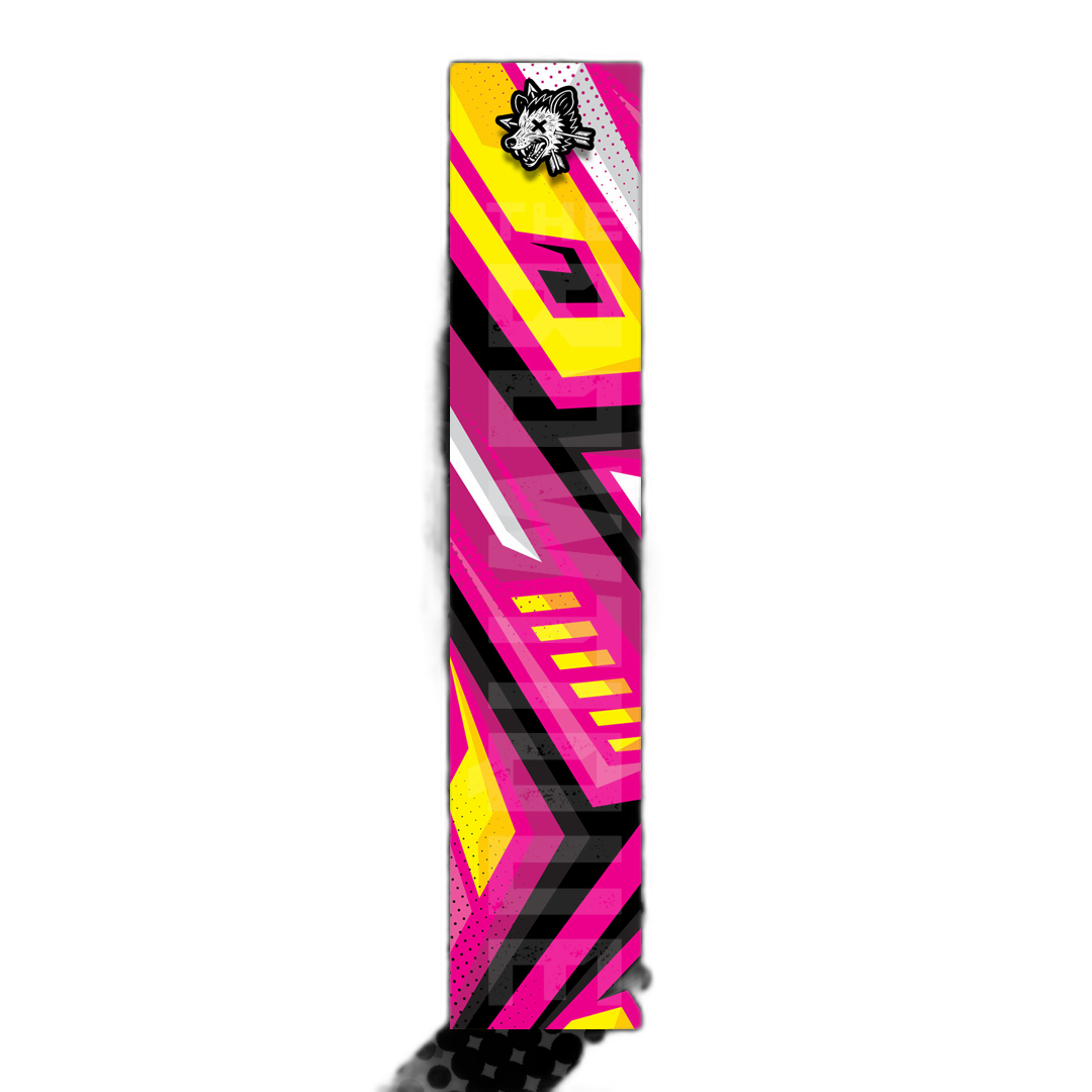 Comic Pop Arrow Wrap, featuring vibrant comic book art and branding. | titlex-cutout