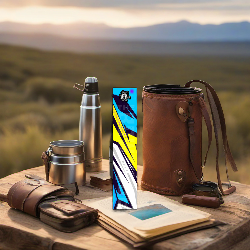 Comic Pop Arrow Wrap on rustic wood at golden hour, perfect Father's Day gift setting. | titlex-scene-fathers-day