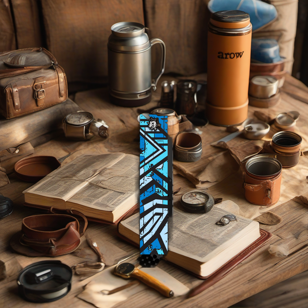 Comic Pop Arrow Wrap on rustic wood at golden hour, perfect Father's Day gift. | titlex-scene-fathers-day