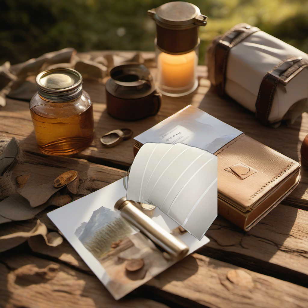 White Diamond Reflective on rustic wood at golden hour, perfect Father's Day gift setting. | titlex-scene-fathers-day