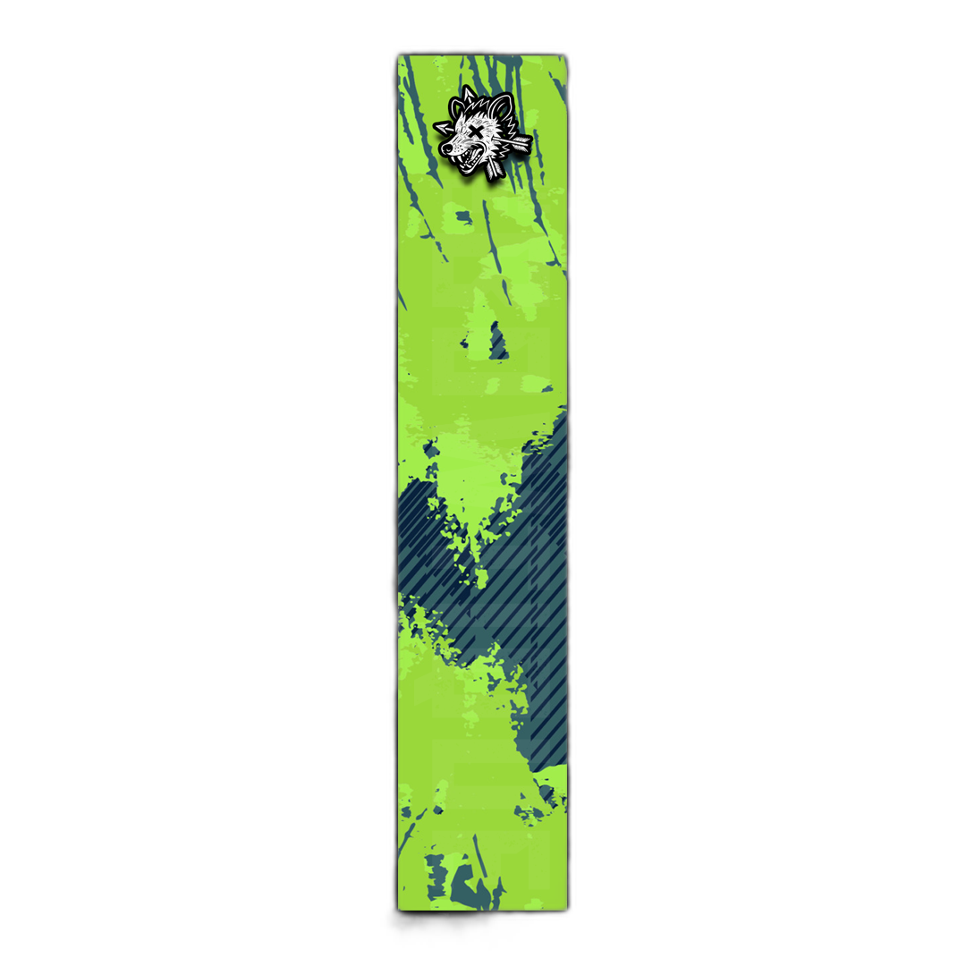 Comic Pop Arrow Wrap: Brightly colored, stylized arrow design, featuring comic book art elements. | titlex-cutout