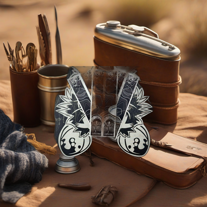 Arrow wraps on rustic wood at golden hour, perfect Father's Day gift setting. | titlex-scene-fathers-day